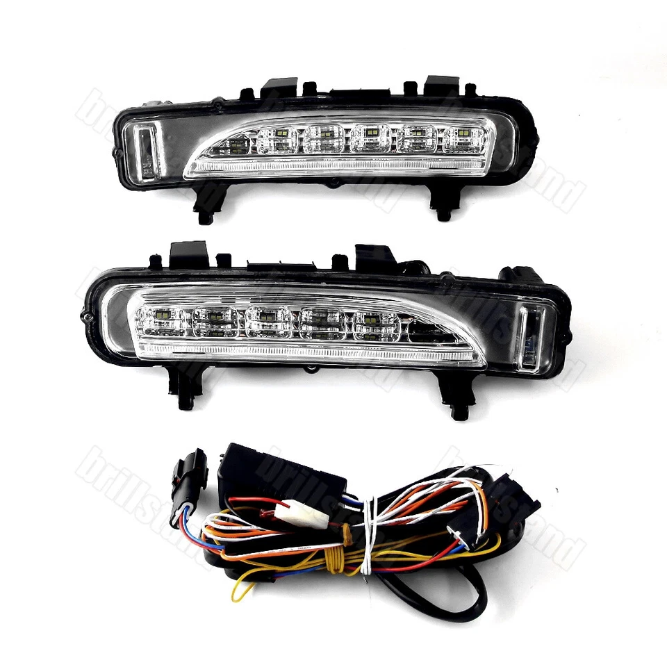 For Ford Edge SUV 2011-2014 LED DRL Daytime Running Lights Fog Lamp w/ Turn - Изображение 2 из 4