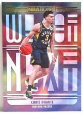 Chris Duarte 2021-22 Panini NBA Hoops We Got Next Gold Holo #13 Indiana Pacers