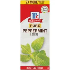 McCormick Pure Peppermint Extract, 2 fl oz Free Shipping USA