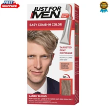 Just For Men Comb-In Easy No-Mix Hair Color #A-10 SANDY BLOND