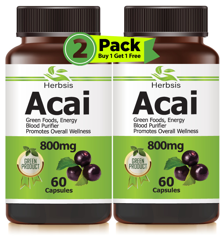 Baya de Acai (Assai), proporciona minerales y vitaminas para apoyar el bienestar