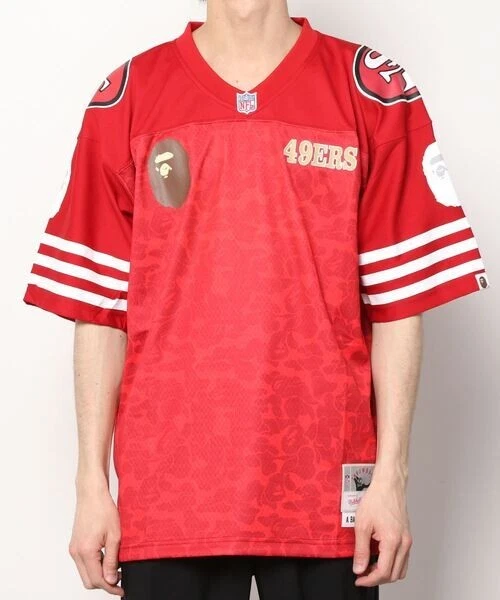 A BATHING APE NFL Legacy Jersey BAPE x MITCHELL & NESS SAN