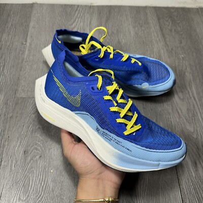 Nike ZoomX Vaporfly NEXT% 2 イエロー/ブルー Nike ZoomX VaporFly NEXT% 2 2021 Men Sz 6 Women 7.5 Blue