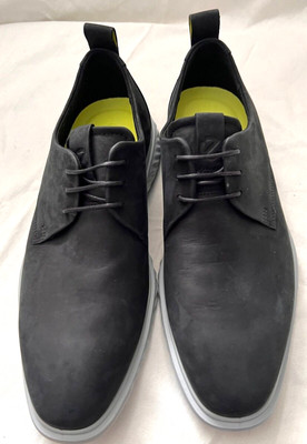 Ecco St1 Hybrid Black Nubuck Leather Oxfords Euro Size 42 US Size 8-8.5 (NWOB