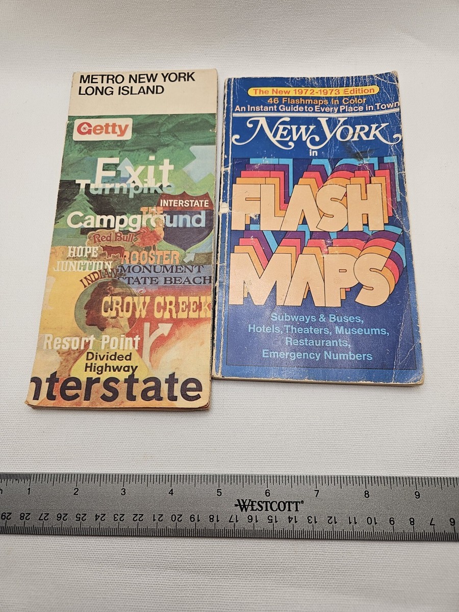 その他 Flashmaps New York Vintage New York State Road Map And Early 1970's Flash Map Of New