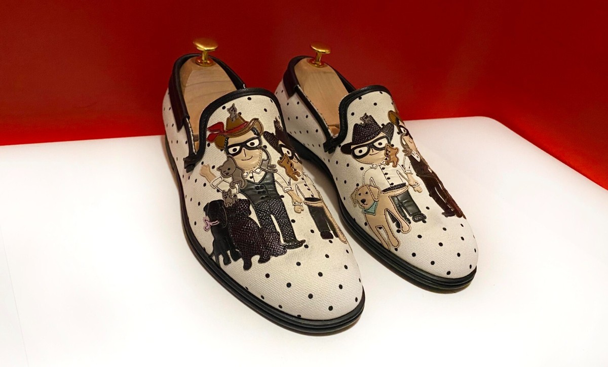 DOLCE&GABBANAシューズ $989.00 !! DOLCE GABBANA RARE FIND DESIGN SHOES MARKED SIZE