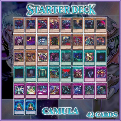 yugioh camula deck Complete Custom for Yu-Gi-Oh! GX CAMULA VAMPIRE STARTER DECK 42