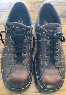 Vintage Doc MARTENS 9764 Brown Leather Oxfords Lace ups  display picture 2