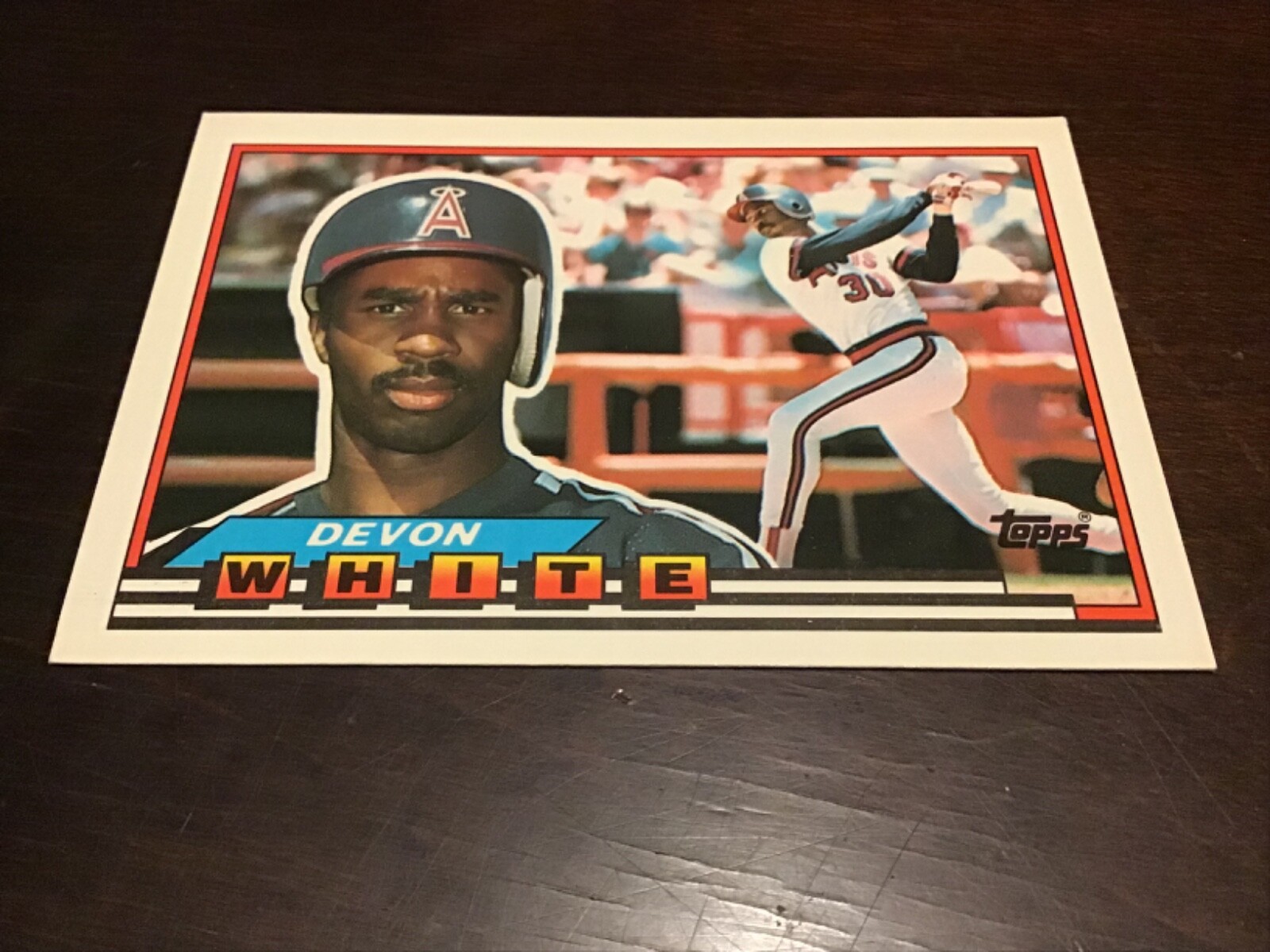 DEVON WHITE Oddball Insert & Regular issue Baseball ANGELS YOU CHOOSE
