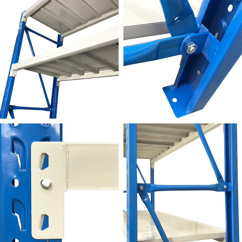 3M Length Steel Warehouse Racks Storage Shelving Garage Shelf Racking ...
