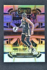 Aaliyah Edwards 2024 Panini Select WNBA Silver Prizms Mystics Rookie #36