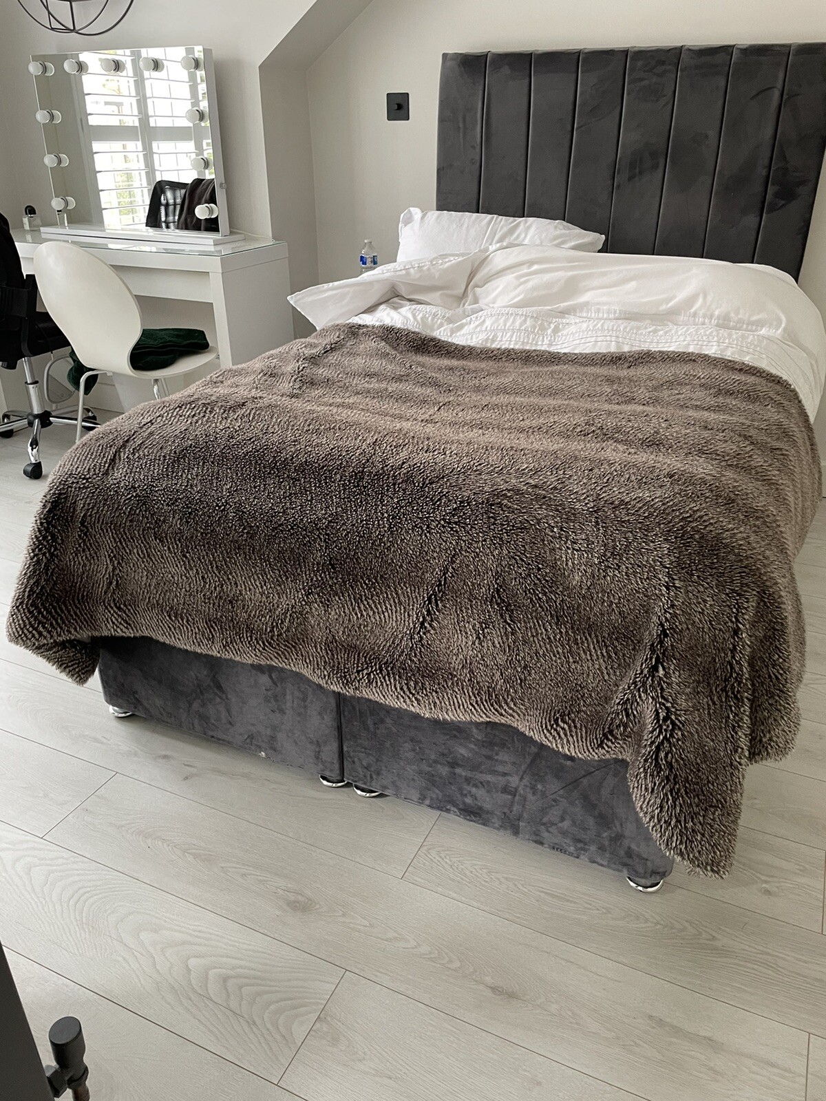 Katrina Hampton Faux Fur Throw eBay