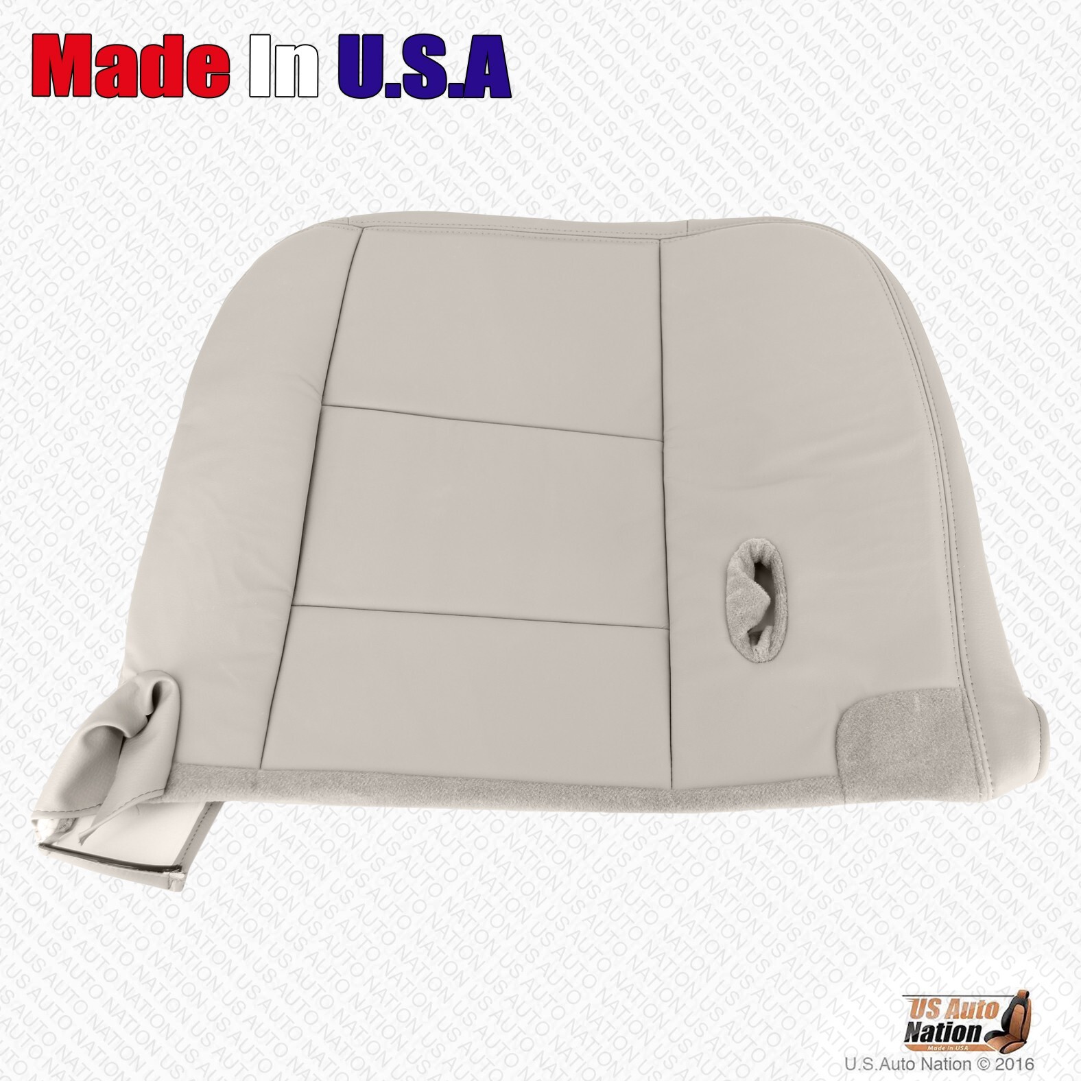 2005 Ford Crown Victoria Front Driver Bottom Replacement Leather Seat Cover Tan