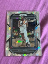 924-10 2023 WNBA Prizm Cracked Ice Queen Egbo Washington Mystics