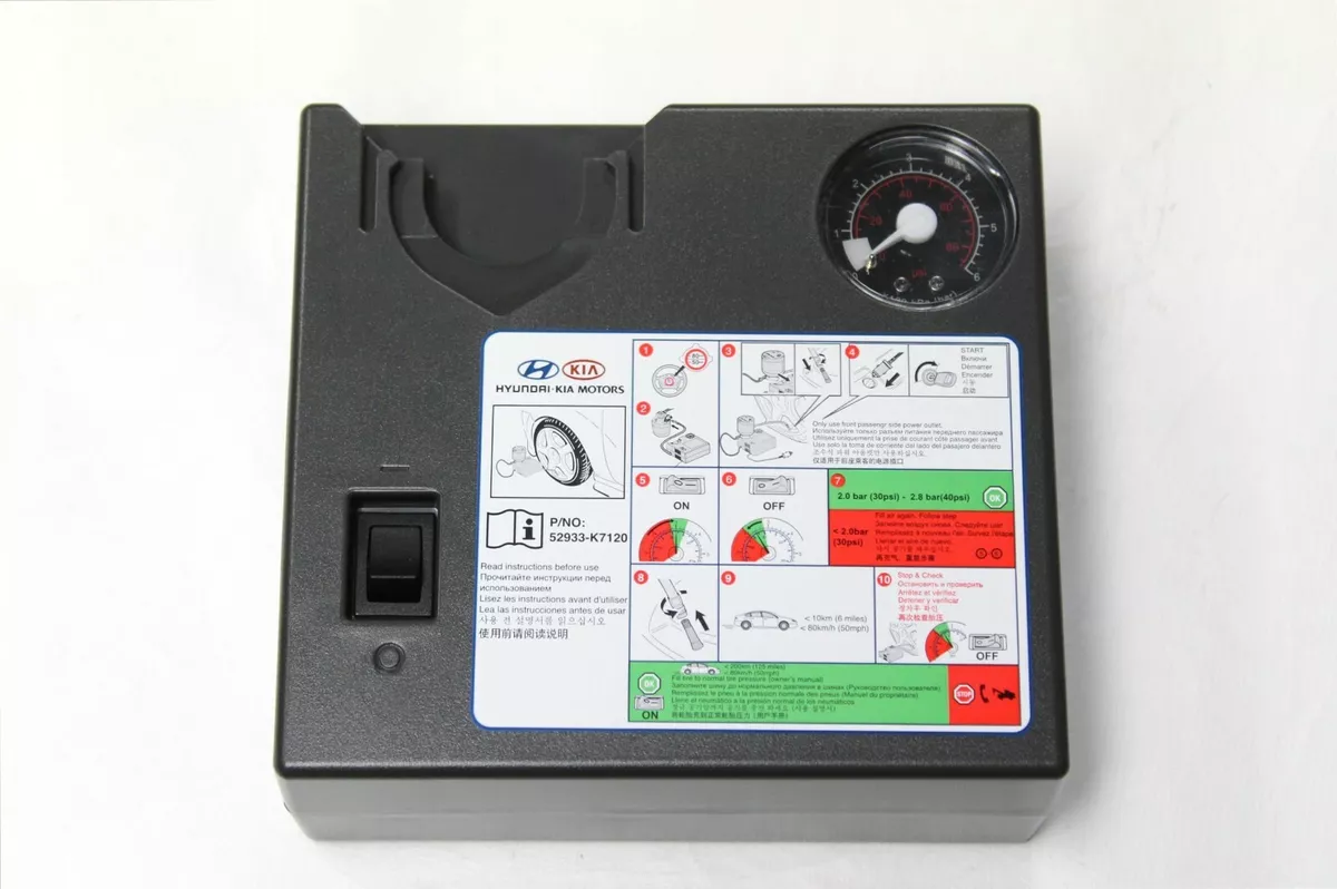 GENUINE HYUNDAI ix20 i20 i40 TUCSON KIA SPORTAGE TYRE PUMP