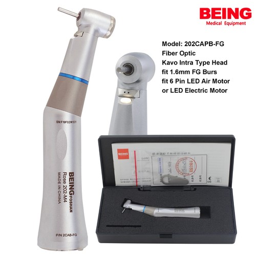 BEING Slow Speed Contra Angle Electric Handpiece Intra LUX Head Kavo E20L E20C - Picture 10 of 86