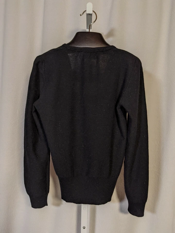 Sonia Rykiel Chez Henri Bendel Vintage 60s Mod Bowtie Deconstructed Sweater 38 - Image 2 of 4