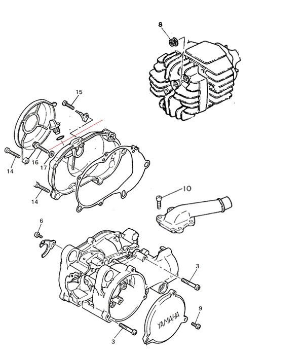 Yamaha PW50 2001-19 & Y-Zinger Stainless Allen bolts kit for