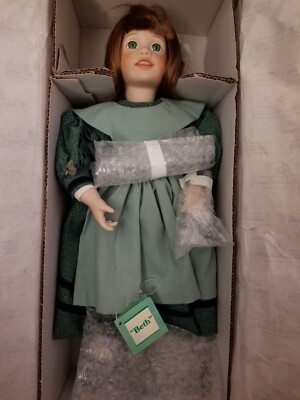 NIB VTG 1994 15'' BETH doll LITTLE WOMEN Ashton Drake 