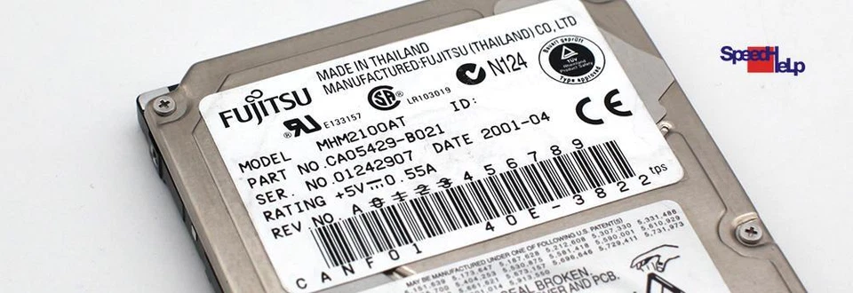 Fujitsu MHM2100AT 10GB 2.5 " Inch Notebook Laptop HDD Hard Drive CA05429-B021 - Image 2 of 3