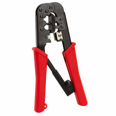 Dual Modular RJ12/RJ11/RJ45 Ratchet Crimping Tool Handy All-In-One FREE SHIPPING
