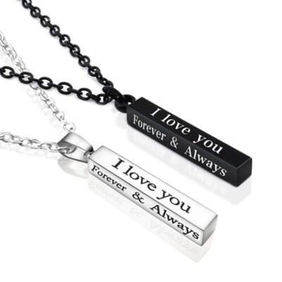 I LoveYou Forever And Always Husband Girlfriend Present Valatine Anniversay Gift