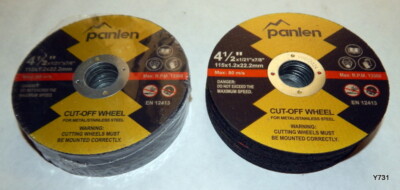 50 PCS Panlen Cutoff Wheels 4-1/2'' x 7/8'' x 1/21''