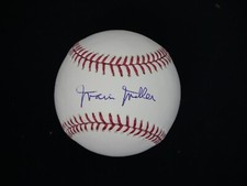 MARVIN MILLER SIGNED OFFICIAL MAJOR LEAGUE BASEBALL WITH JSA COA HOF