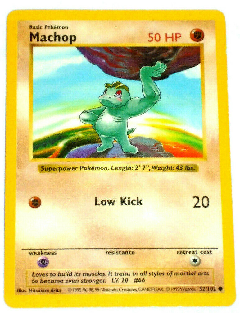 ポケモンカードゲーム Machop&Machoke 1st edition shadow less Amazon.com: Pokemon - Machoke - Basic 34/102 - Shadowless
