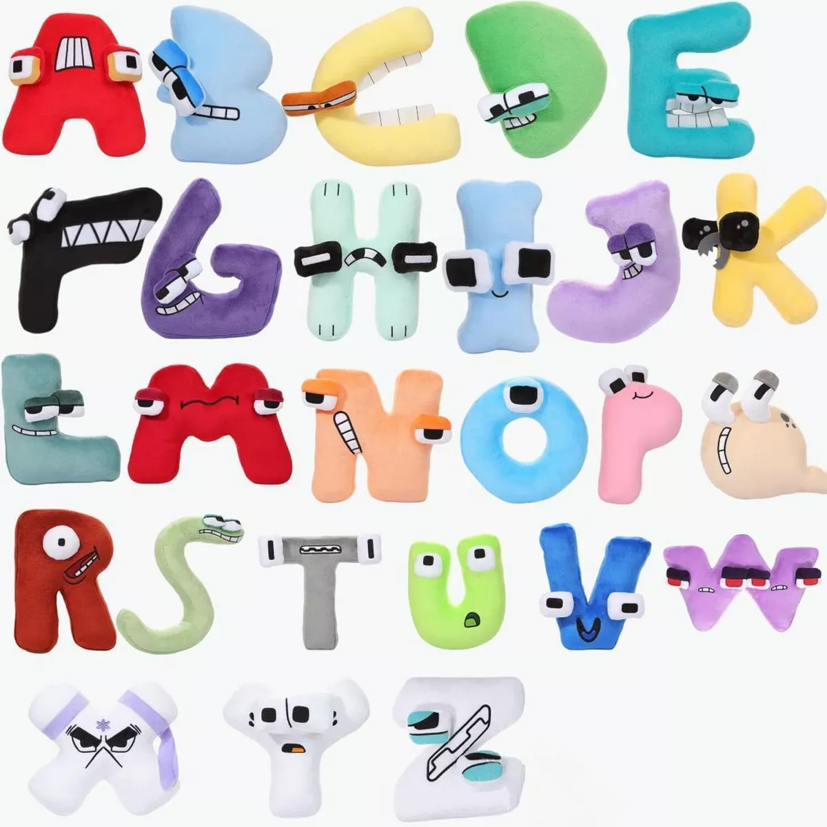 Alphabet Lore Plush Toys N, Soft Pillow Decoration Stuffed Animals,  Suitable for Christmas Valentine's Day Birthday Gifts 