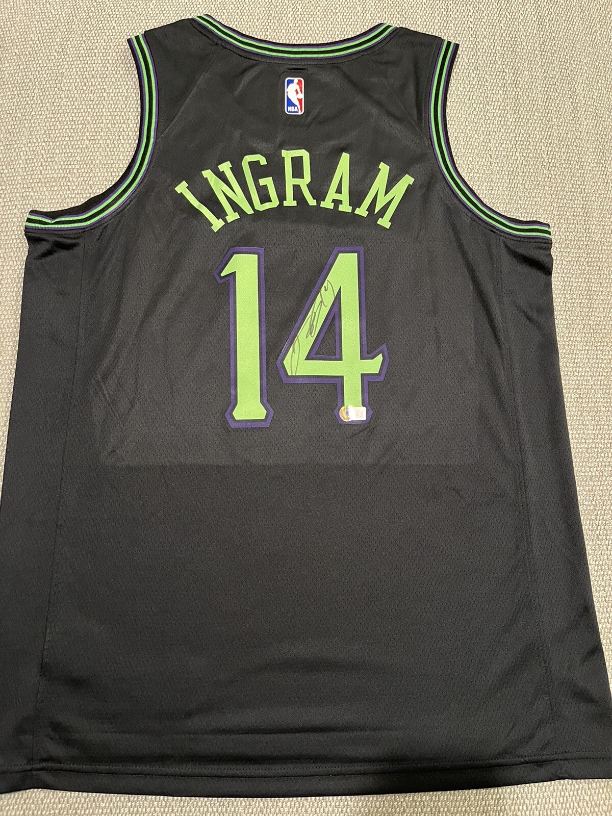 Brandon Ingram Autographed Signed New Orleans Pelicans BECKETT COA Jersey 