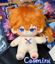 Anime Genshin Impact Tartaglia 20cm Plush Doll Dress up Toy Plushie Game Gift