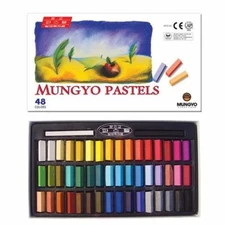 MUNGYO Pastel Soft Drawing Vivid Art Set 48 Colors Set Square Chalk MPS-48