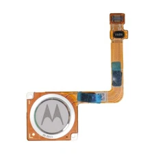 Fingerprint Scanner for Motorola Moto G7 Clear White Premium Replacement Replace