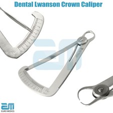 SPRING WAX CALIPERS IWANSON CROWN GAUGE MEASURING 1-10 MM DENTAL JEWELLERS