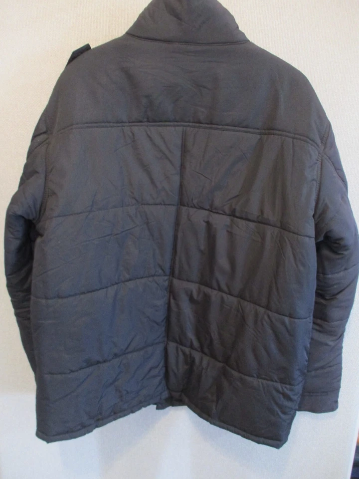 Abrigo Negro Estilo Militar Marca ATENCIÓN Talla XL NUEVO CON ETIQUETAS Foto 4 de 4