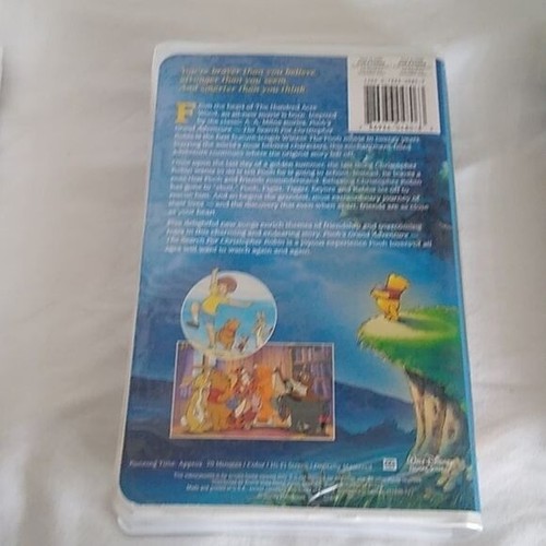 Disney VHS Aladdin, Pooh's Grand Adventure + Pinocchio Sealed - Imagen 5 de 9
