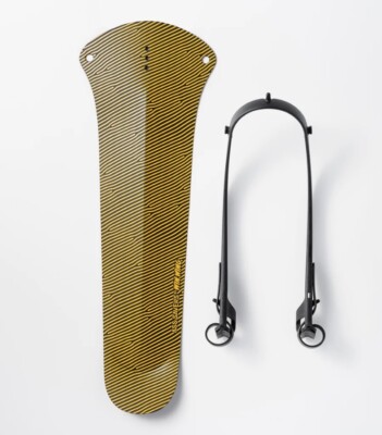 Ass Savers Win Wing 2 hinten KIES/CX tangentialer Clip-On Kotflügel: goldene Nut