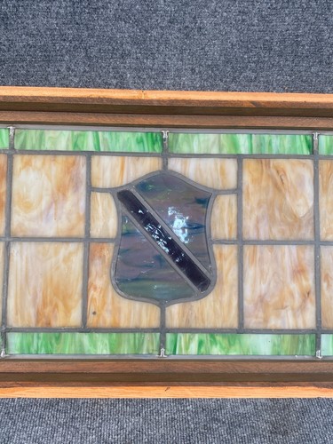 VTG 36" x 12" Stunning Handcrafted stained glass window/door panel ~ See Details - Picture 10 of 15