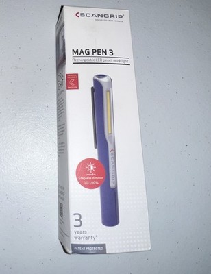 MAG PEN 3 pencil work light and spotlight in one, 150 lumen, Pocket-size