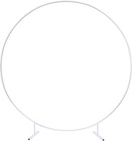 Ballonbogen StäNder Rund 2,2M Weiß Metall Girlande Hochzeit Babyparty FüR Deko