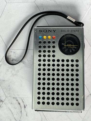 Vintage SONY TR-4100 AM Solid State Pocket Transistor Radio Tested & Working - Picture 4 of 7