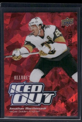 2022-23 Upper Deck Allure #IO-18 Jonathan Marchessault Iced Out Red #/299