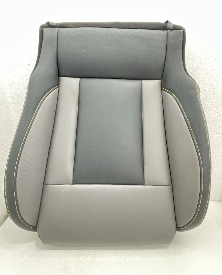 2024 Subaru Outback Front Left Lower Seat Cushion Blk Leather W Green Stich OEM - Image 2 of 4