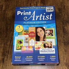 Print Artist Platinum Edition - New Unopened