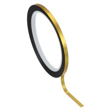 Metalized Polyester Film Tape 3/16 in x 55 Yards Matte Golden