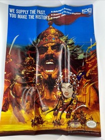 Genghis Khan (Nintendo NES, 1990) Complete CIB KOEI /w Map Manual & Paperwork