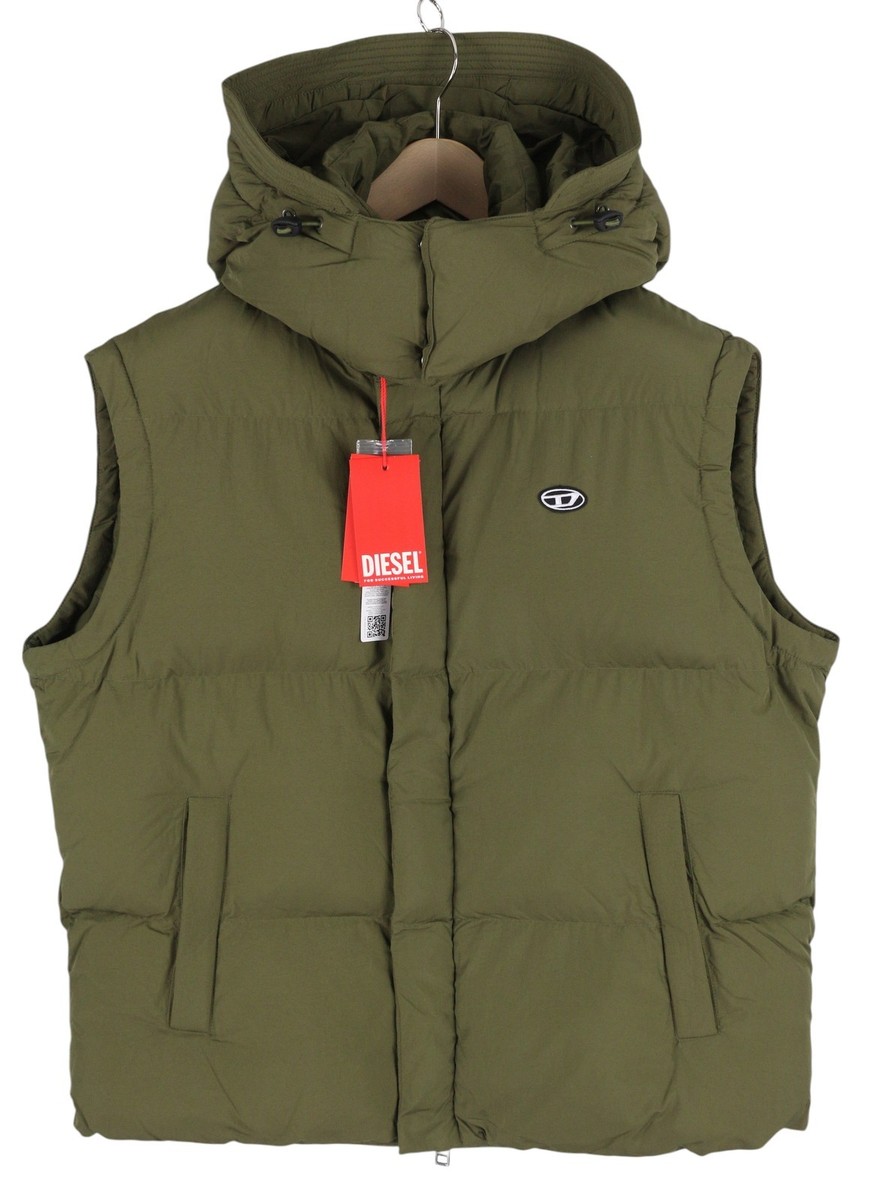 DIESEL W-ROLFYS-SL 46サイズ W-ROLFYS: Men's Down vest, sleevless jacket in nylon | Diesel