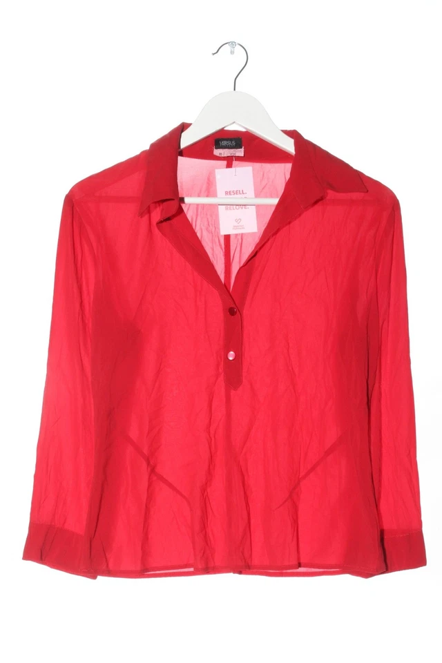 VERSUS VERSACE Blusa-camisa Mujeres Blusa Talla EU 36 rojo look casual - Imagen 4 de 4