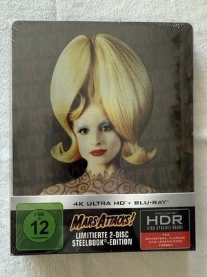 Mars Attacks 4K UHD & Bluray Steelbook